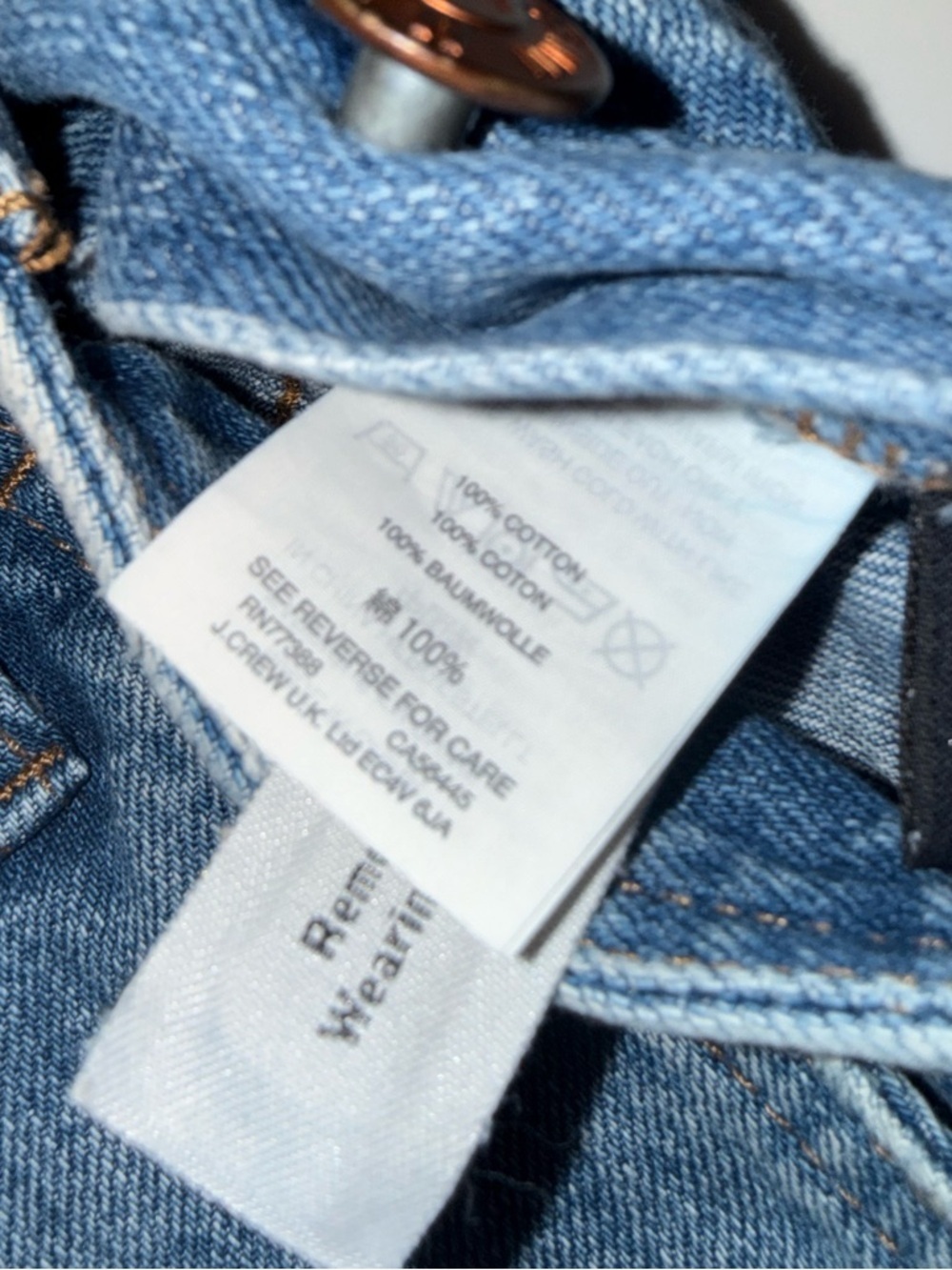 Madewell Adirondack Denim Short Overalls XXS Blue Size Orig $118 - Picture 7 of 7